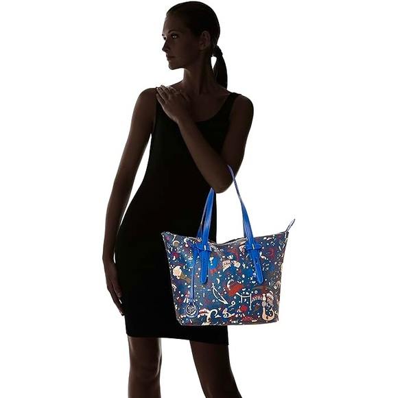 NEW PIERO GUIDI TOTE BAG & CROSSBODY, ITALIAN CALF LEATHER  2 in 1 .. LUX BAG - Picture 1 of 17
